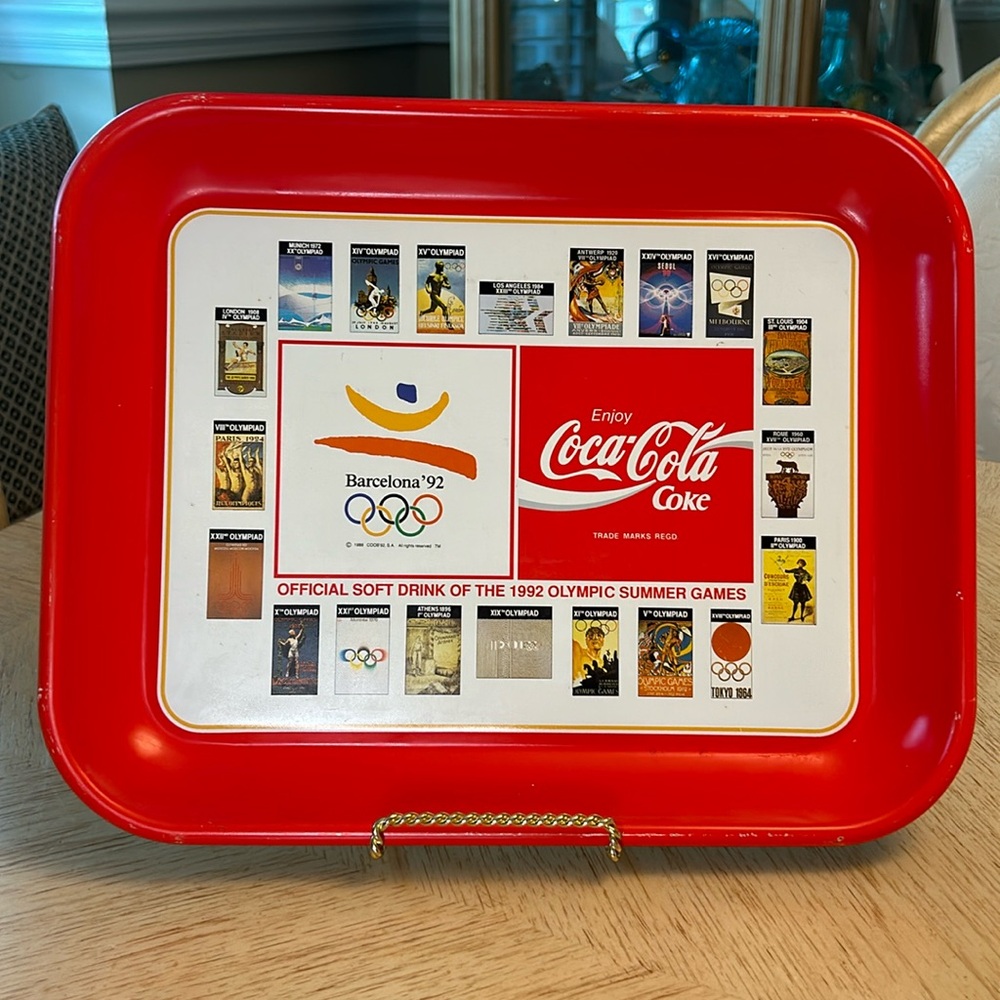 1992 Barcelona Olympics Summer Games Coca-Cola Tray